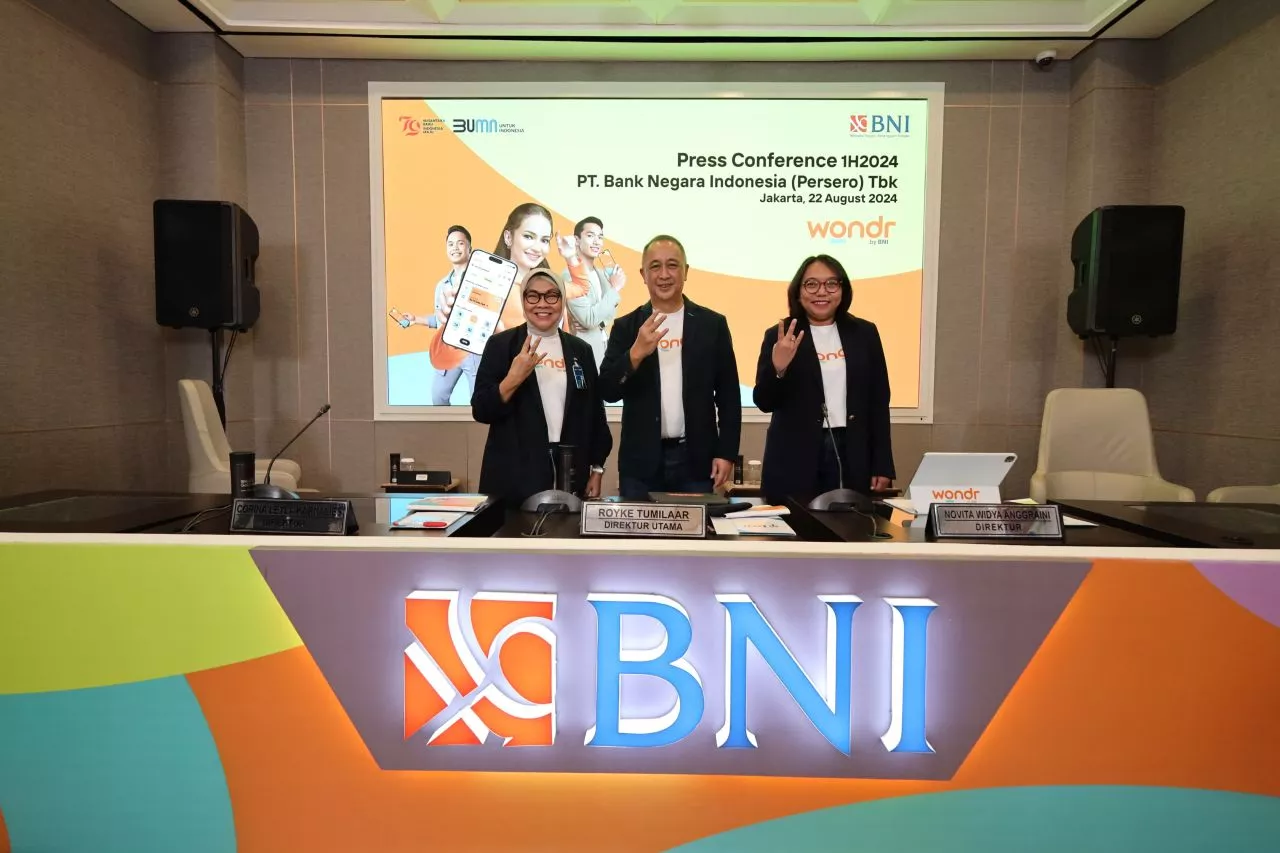 BNI Rengkuh Laba Rp 10,7 Triliun Pada Semester I 2024