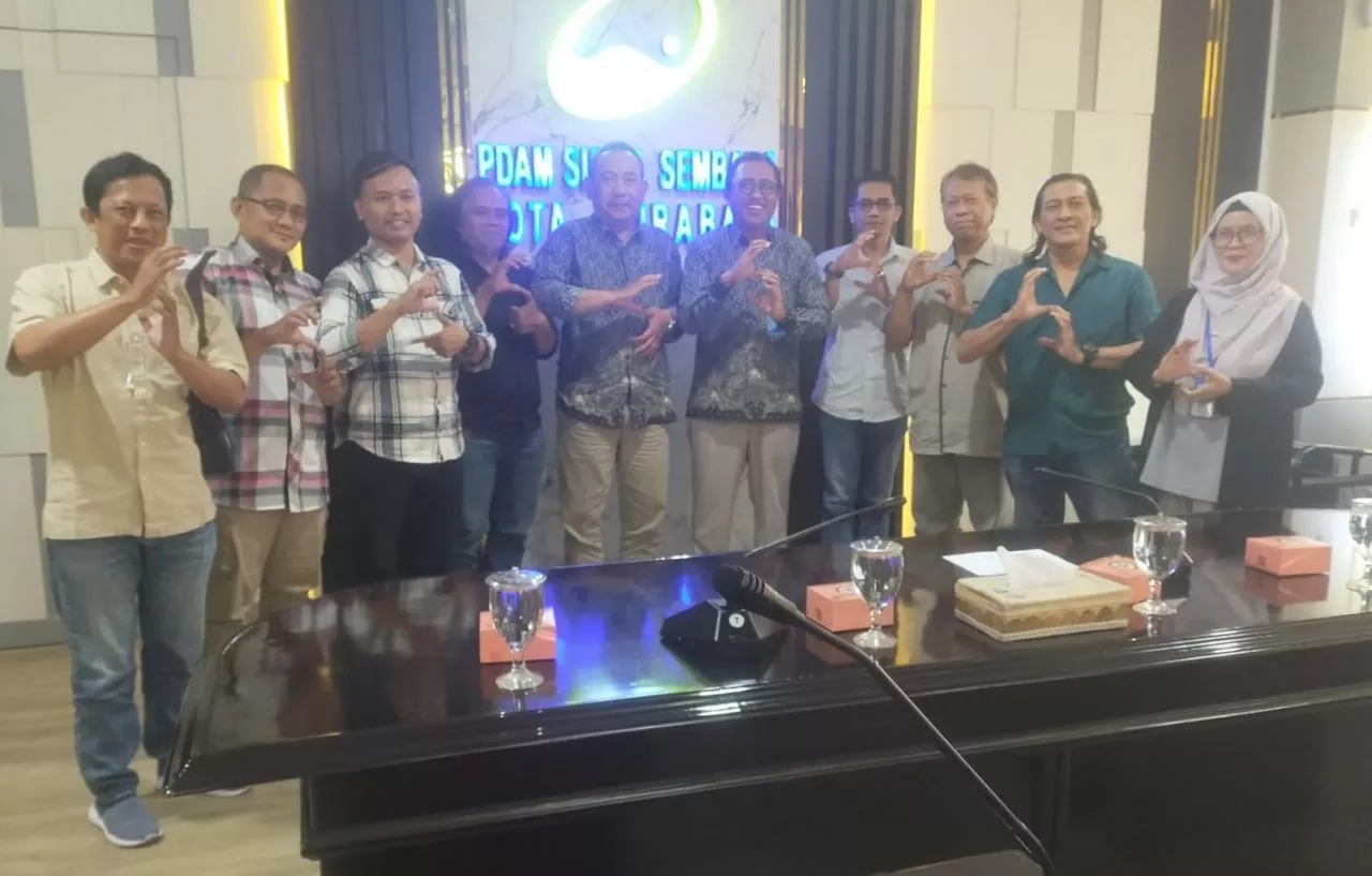 Perkuat Sinergitas, SMSI Kota Surabaya Audiensi ke PDAM Surya Sembada