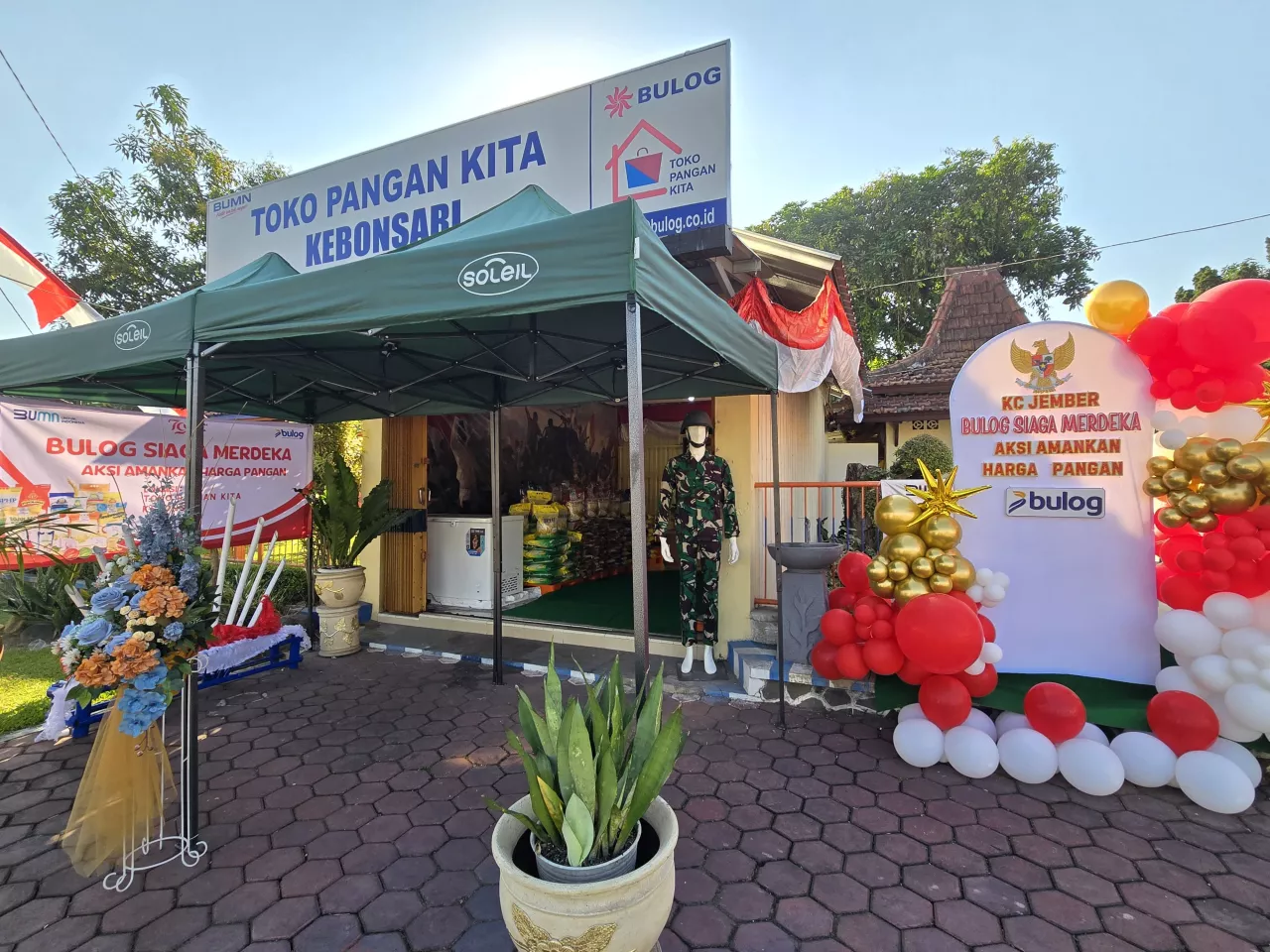 Sambut HUT RI ke-79, Bulog Jember Gelar Program Bulog Siaga Merdeka