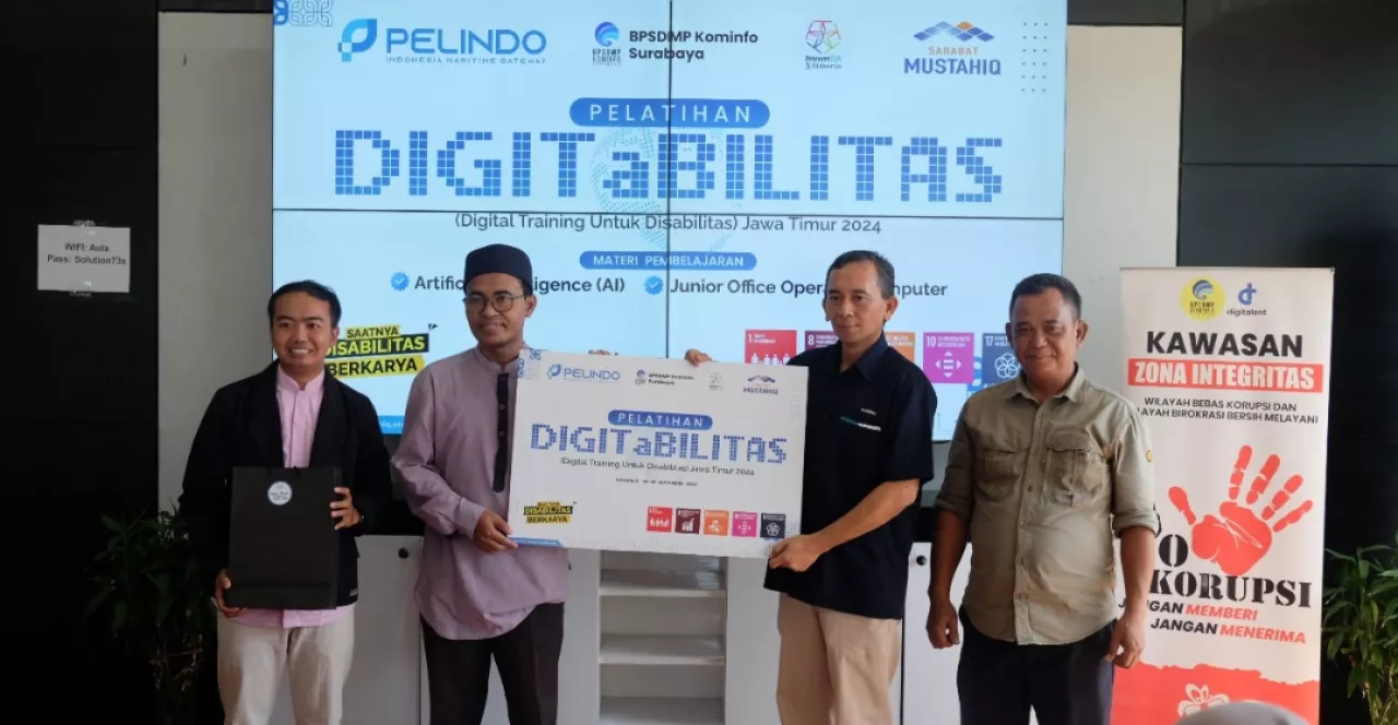 Pelindo Regional 3 Ajak Disabilitas Naik Kelas Melalui Pelatihan Digital Marketing Berbasis AI