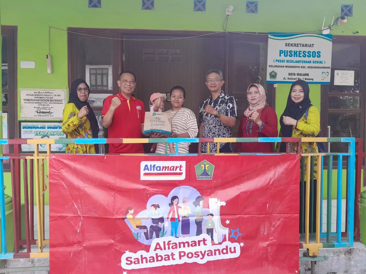 Atasi Stunting, Alfamart Giat Posyandu Berkelanjutan di Kedungkandang