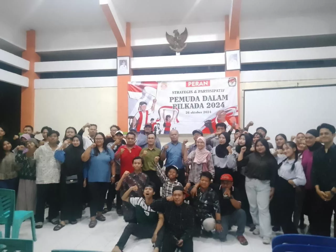 Tingkatkan Partisipasi Pemilih Pemula KPU Kota Surabaya Gandeng Karang Taruna Kelurahan Putat Jaya