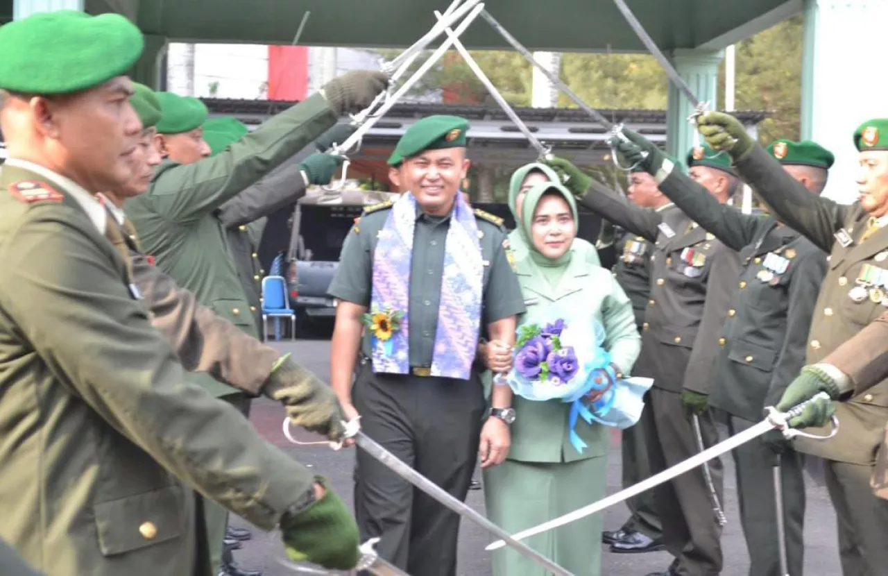 Kodim 0822 Bondowoso Gelar Tradisi Penerimaan dan Pelepasan Dandim