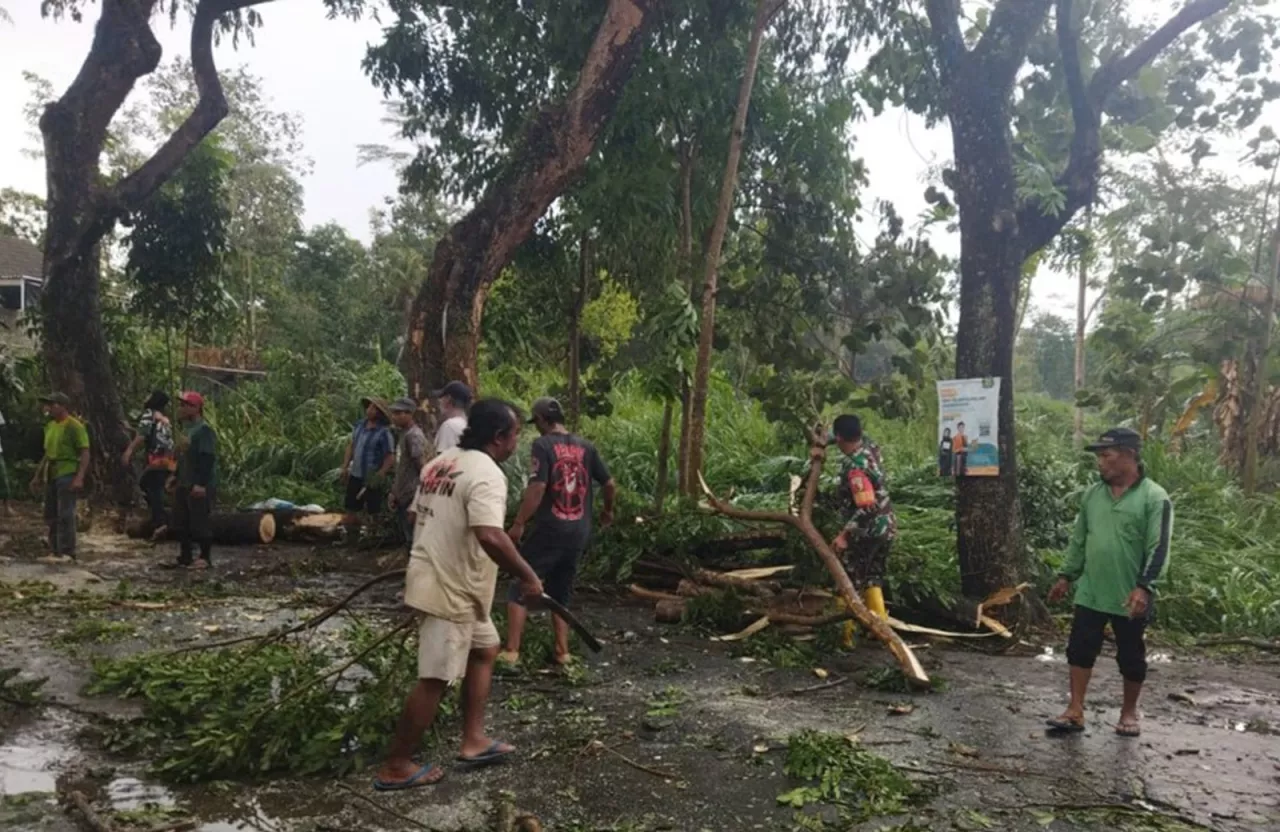 Dandim 0808/Blitar Instruksikan Kewaspadaan Pasca Hujan Deras dan Angin Kencang di Wilayah Blitar
