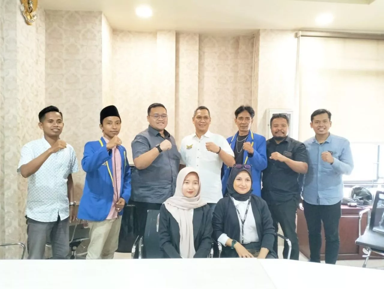 Diskusi dengan Fraksi Golkar, IKA PMII Perjuangan Unitomo Minta SOP dan Pengawasan RHU Diperketat