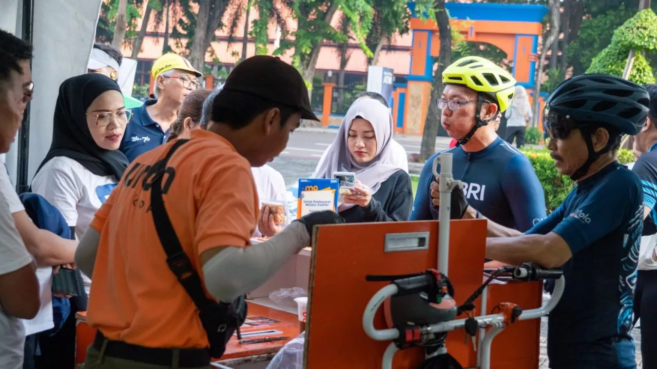Bidik Nasabah Komunitas Olahraga, BRI BO Mulyosari Gelar Tunjungan Loop