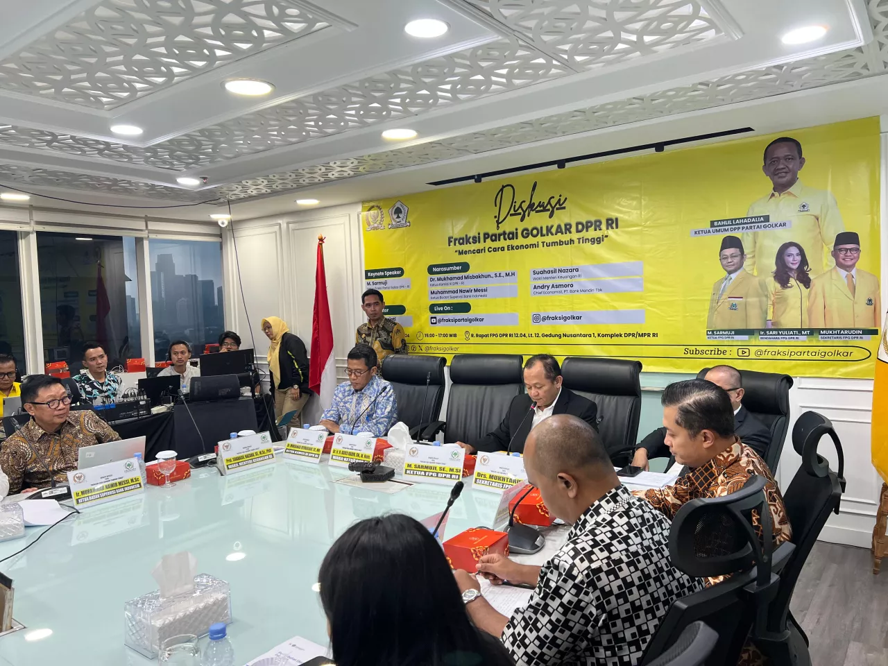 Diskusi Fraksi Golkar Wacanakan Hidupkan Lagi Peran KLBI