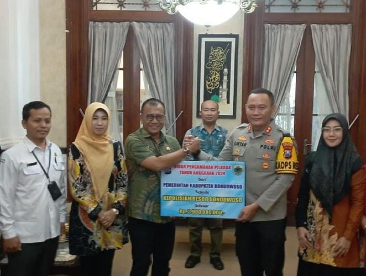 Pemkab Bondowoso Kucurkan Dana Rp3,9 Miliar ke Polres