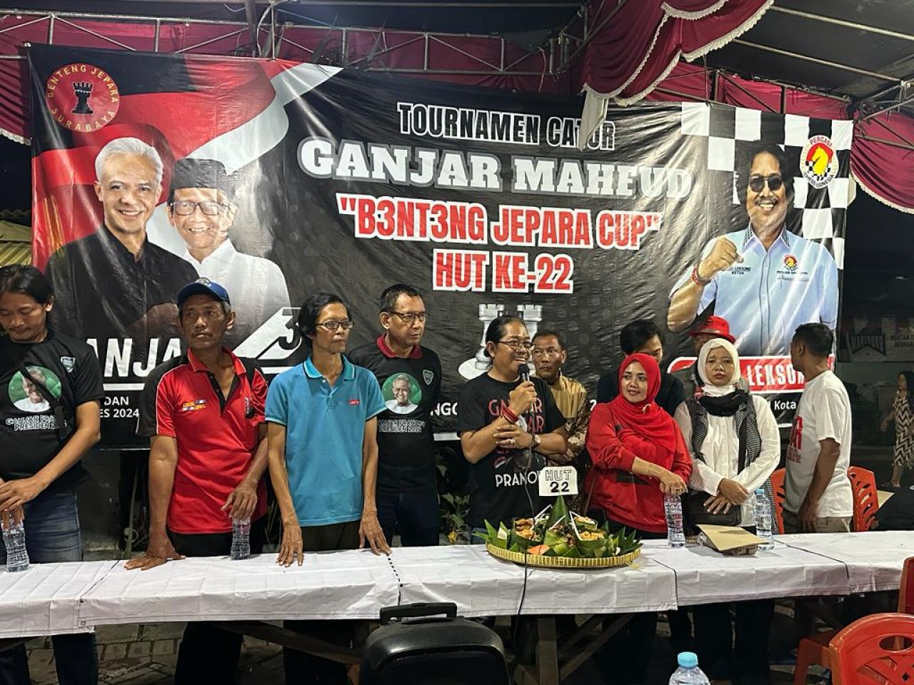 HUT Benteng Jepara ke-22, Percasi Surabaya Gelar Turnamen Catur Ganjar-Mahfud