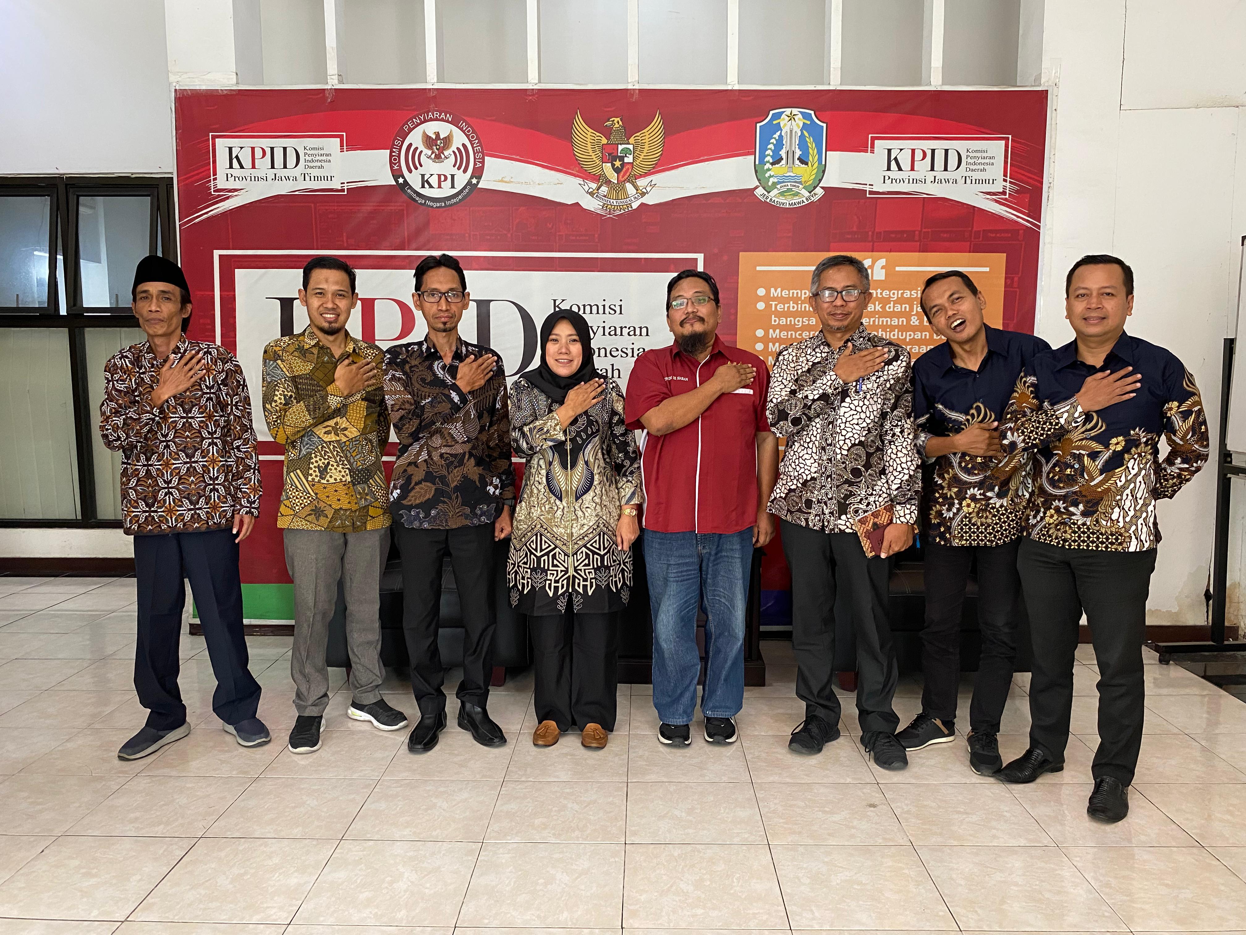 Bersama-sama Turut Sukseskan Pesta Demokrasi di Jatim KI, KPID, dan ORI Gelar Coffee Morning