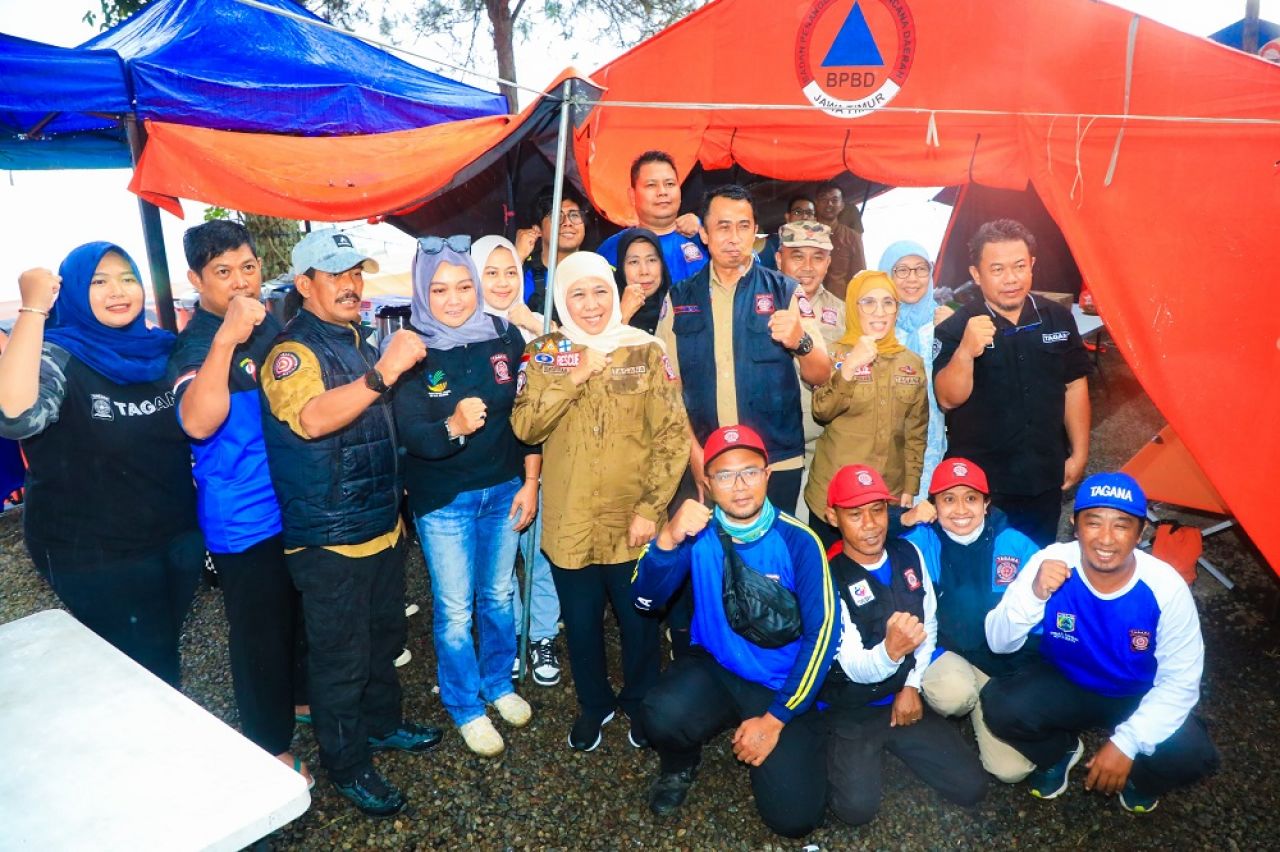 Khofifah Ajak Kepala OPD Bangun Sinergitas dan Awareness untuk Hadapi Potensi Kejadian Kebencanaan