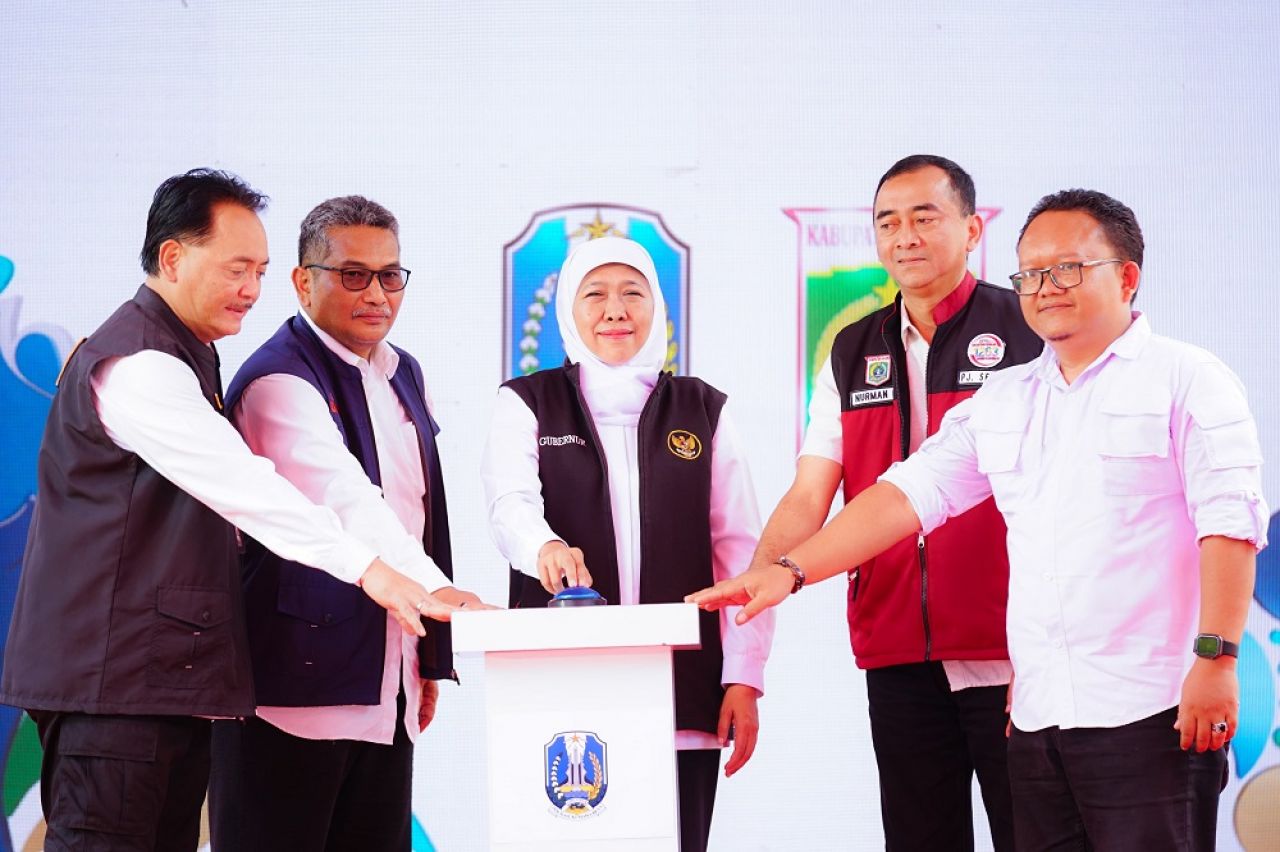 525 KK di Lima Desa Dapatkan Jaringan Layanan Air Bersih SPAM Singosari