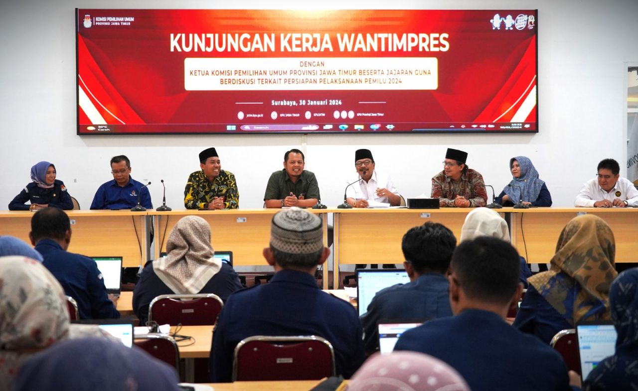 Ketua KPU Jatim Sampaikan Roadmap Persiapan Pemilu 2024 di Jatim