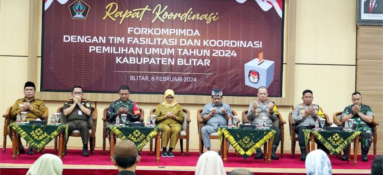 Bupati Blitar Harap Pesta Demokrasi 2024 Berjalan Sukses dan Kondusif