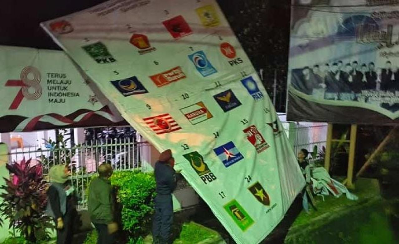 Masa Tenang, KPU Bondowoso Koordinasikan Pembersihan APK Secara Serentak