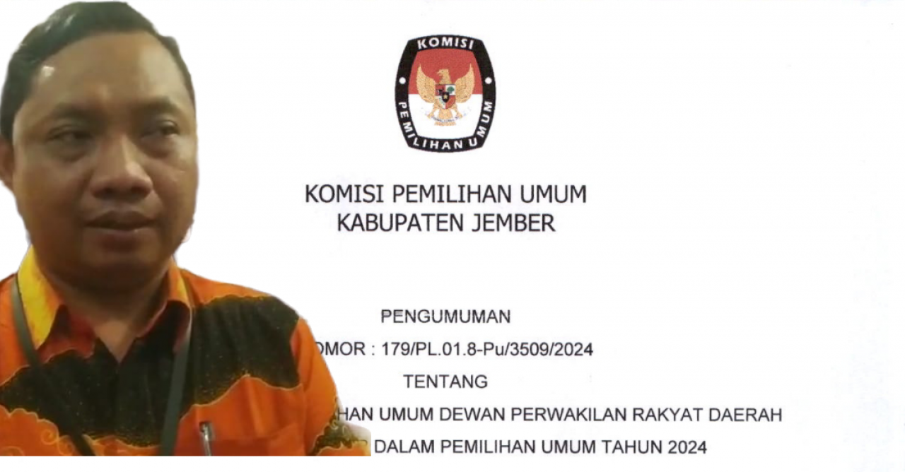 Ini Nama  50 Anggota DPRD Jember Hasil Pemilu 2024, Yang Telah Ditetapkan KPU