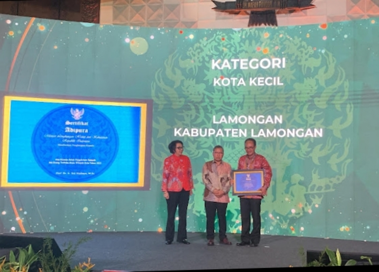 Kabupaten Lamongan Kembali Raih Adipura, Ini Bentuk Konsistensi Peduli Lingkungan