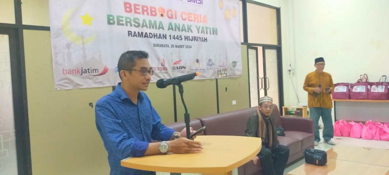 Ketua SMSI Kota Surabaya, Iskandar Pribowo.