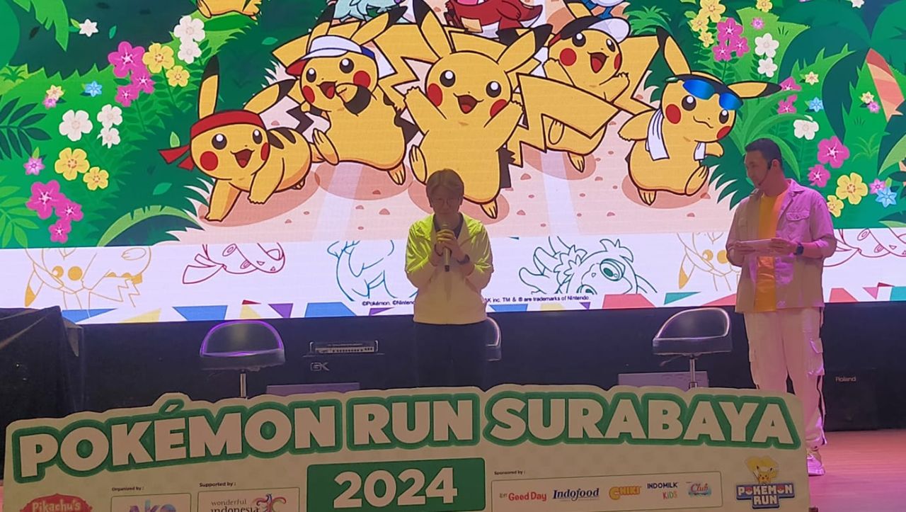 Pokemon Run 2024 Bakal Hadir di Surabaya,Ini Jalur Rute yang Dilewati