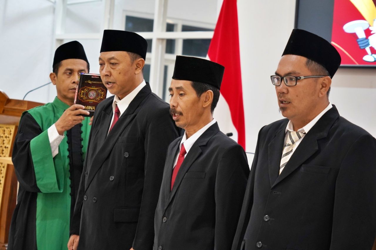 Masa Kerja Tinggal Dua Bulan, Tiga PAW Anggota KPU Kabupaten/Kota di Jawa Timur Resmi Dilantik
