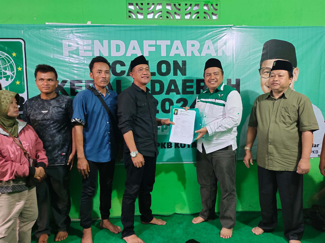 Aktivis 98 Mohammad Trijanto Kembalikan Formulir Pendaftaran Bacawalkot Blitar ke DPC PKB