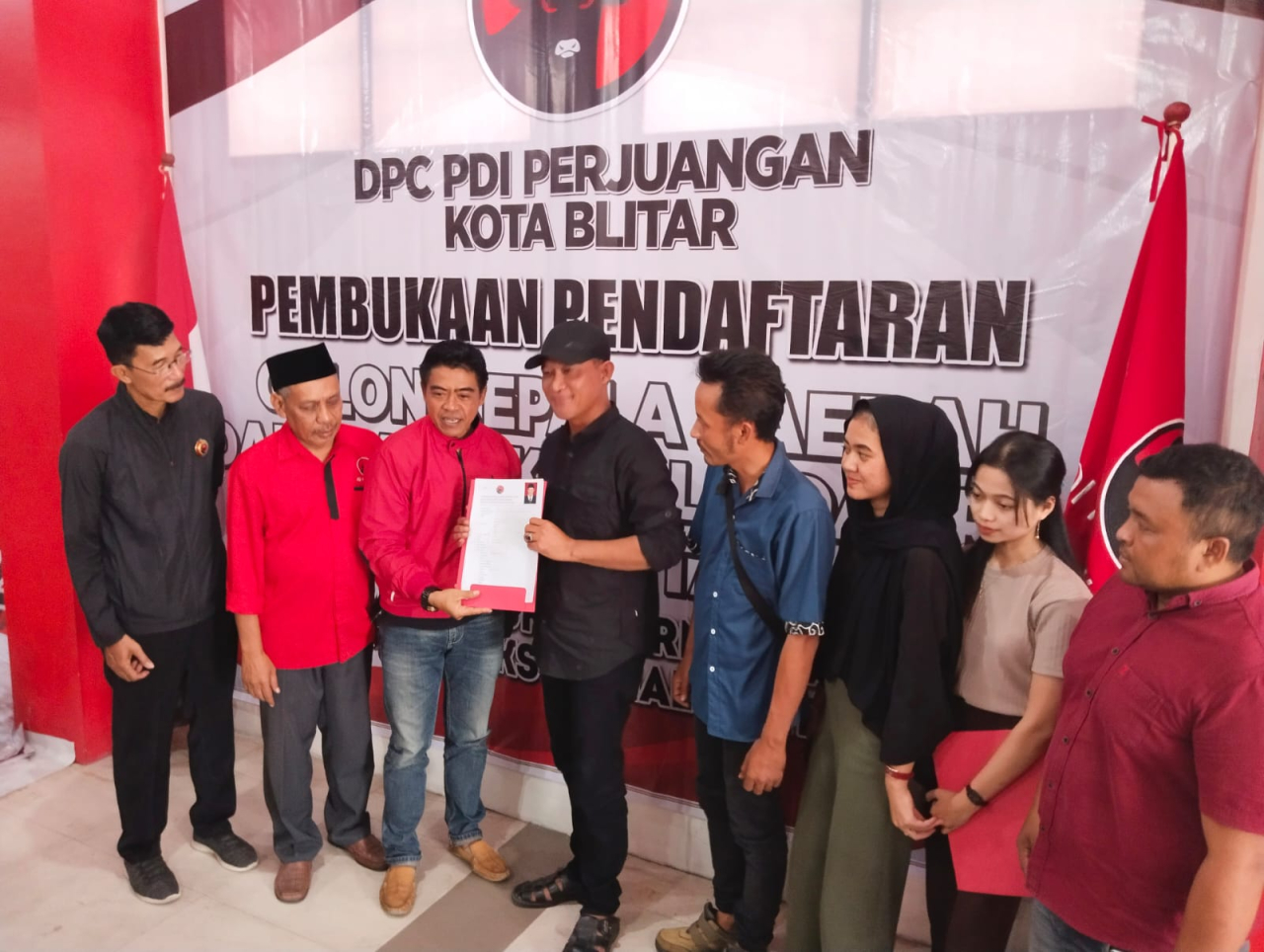 Selain ke PKB, Trijanto Juga Datangi  PDIP Kota Blitar