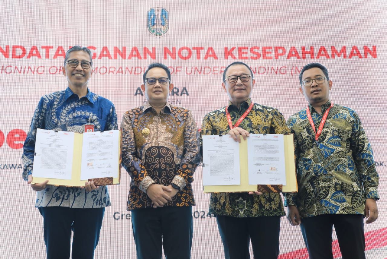 Bank Jatim dan PT. BKMS Menandatangani MoU untuk Pengembangan Kawasan JIIPE
