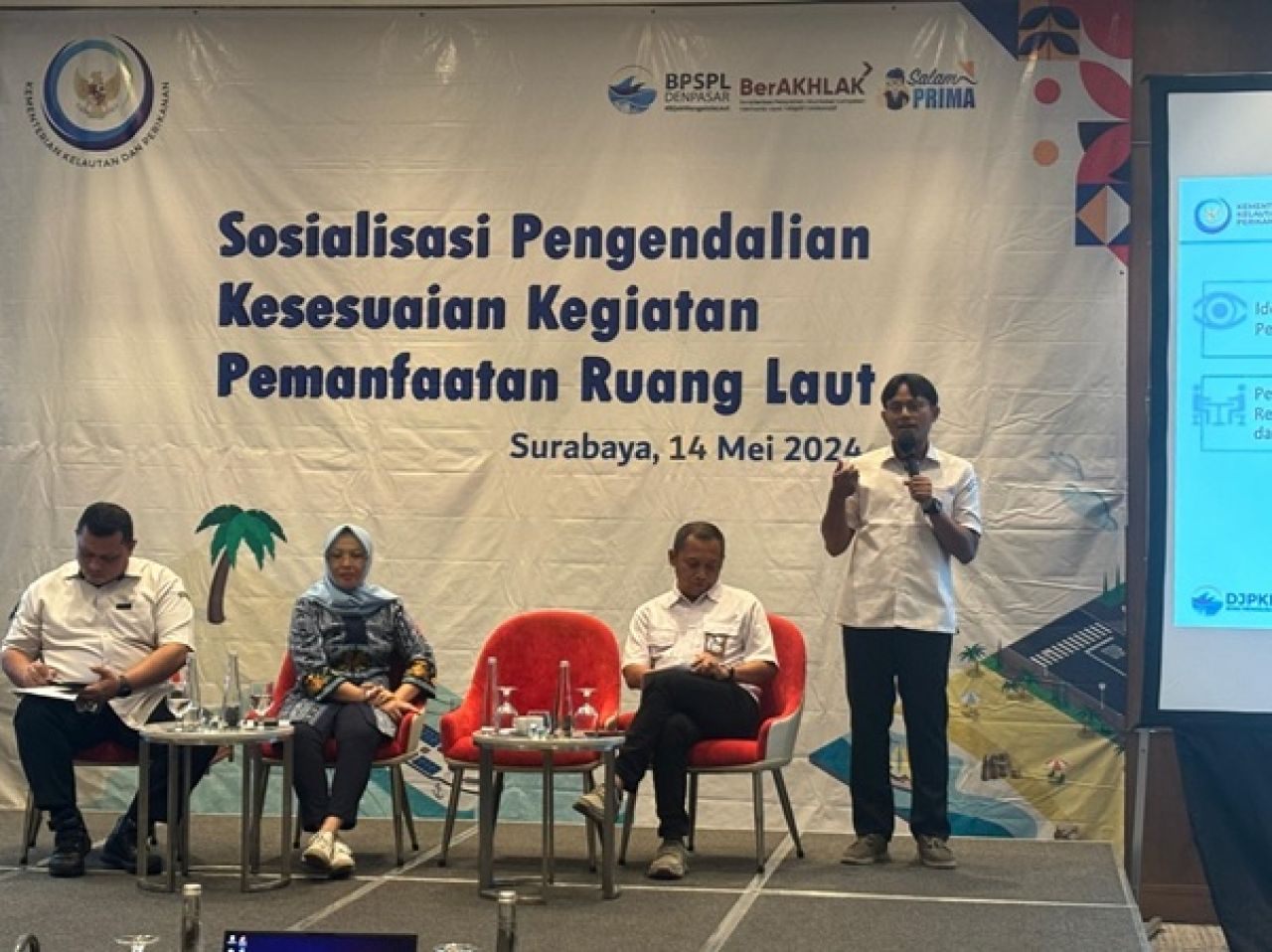 KKP Sosialisasikan Pengendalian Kesesuaian Kegiatan Pemanfaatan Ruang Laut
