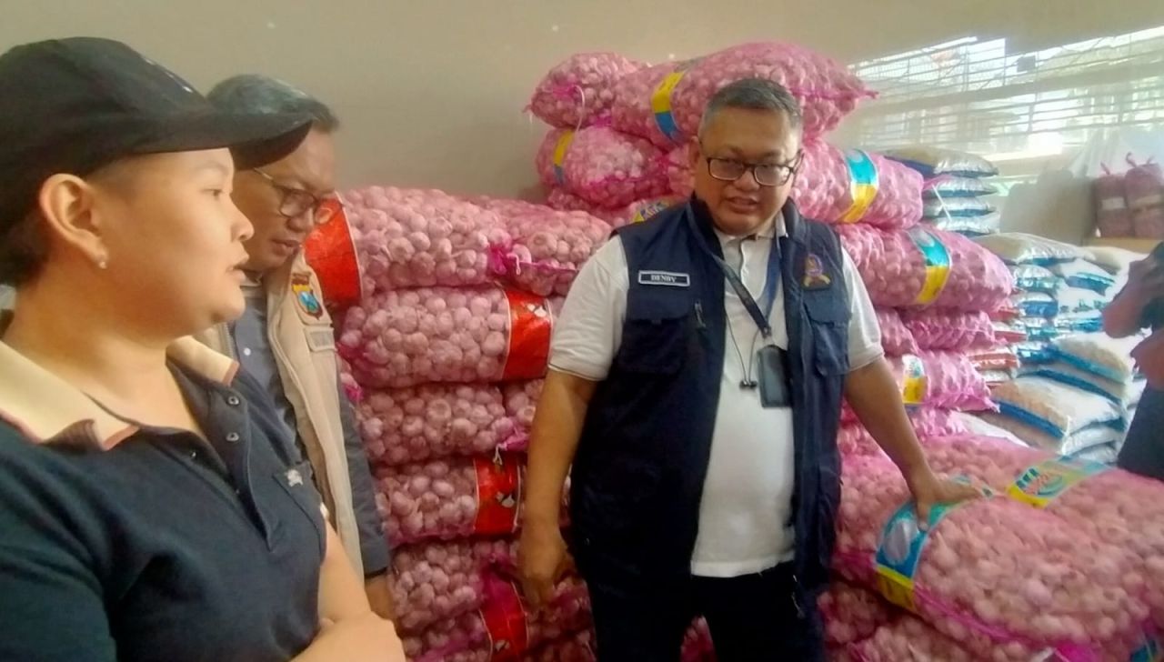 Harga Bawang Putih Diatas HET, KPPU Sidak Pasar Pabean