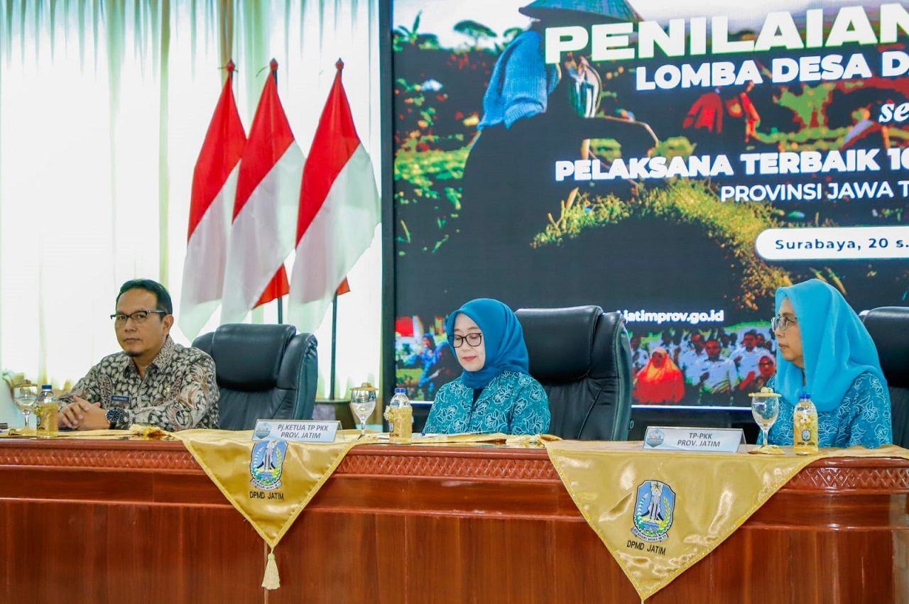 Pj. Ketua TP PKK Jatim Menutup Penilaian Lomba Desa dan Kelurahan Terbaik