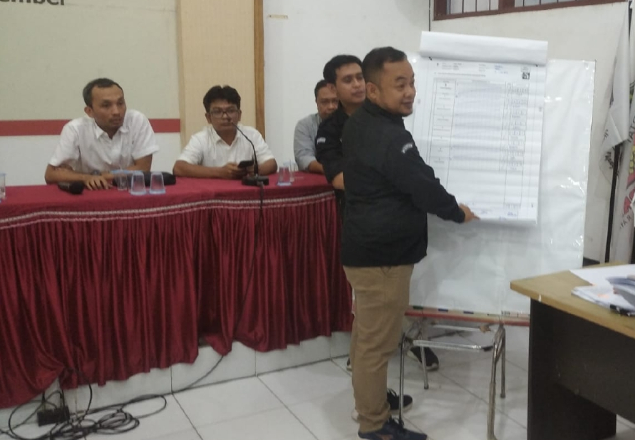 Pelaksanaan Putusan MK Saksi Demokrat Walk Out, Partai Nasdem Jember Dinyatakan Unggul 