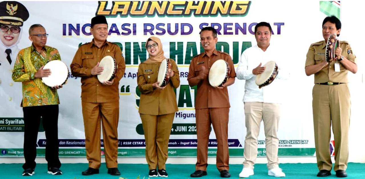 Bupati Blitar Launching Inovasi Bring Hardja dan Sehati RSUD Srengat