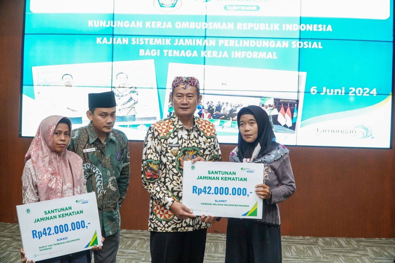 Ombudsman RI Kaji Perlindungan Sosial Bagi Tenaga kerja Informal Di Lamongan