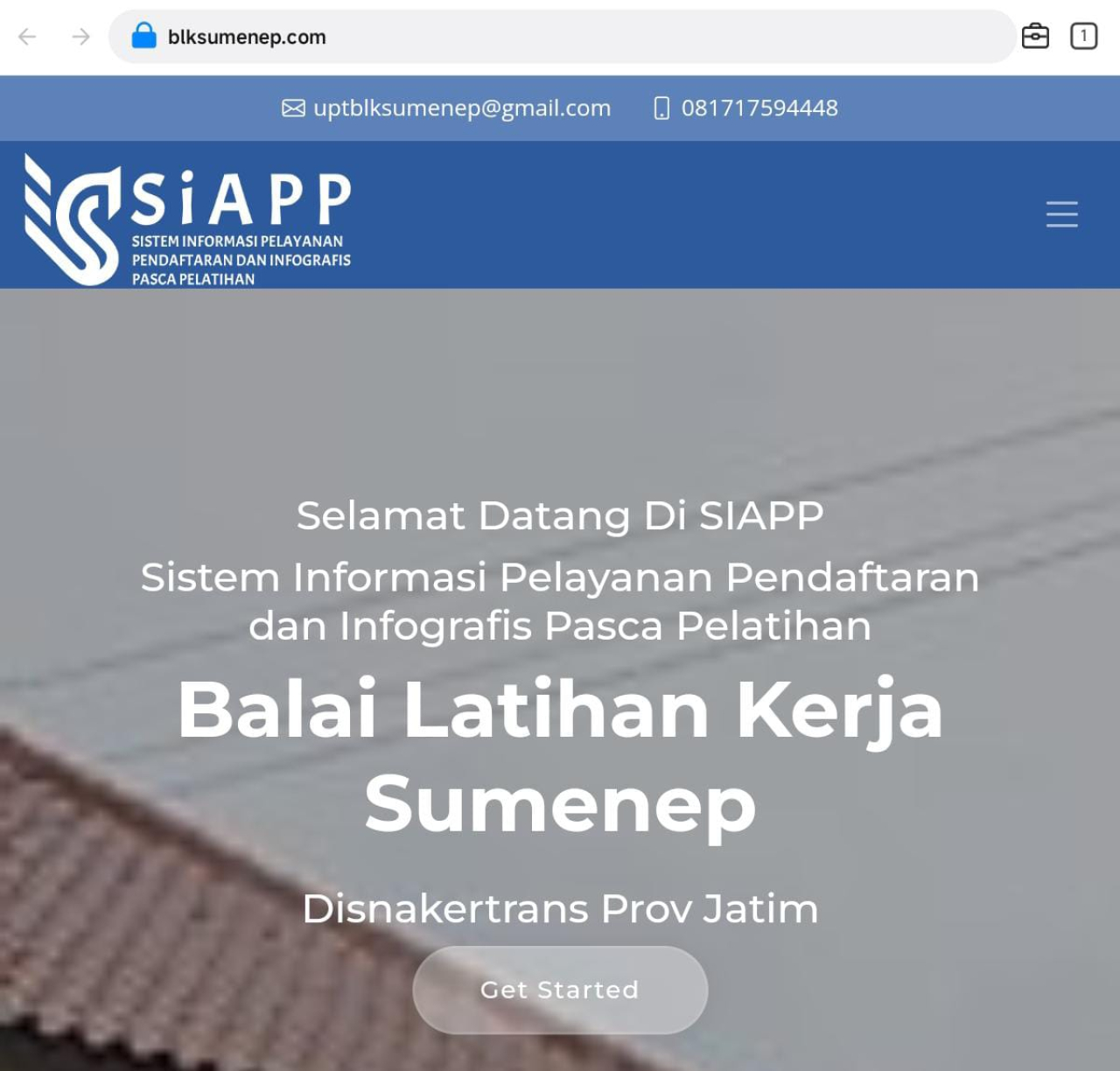 Kemudahan Layanan Pelatihan Kerja UPT BLK Sumenep melalui SIAPP