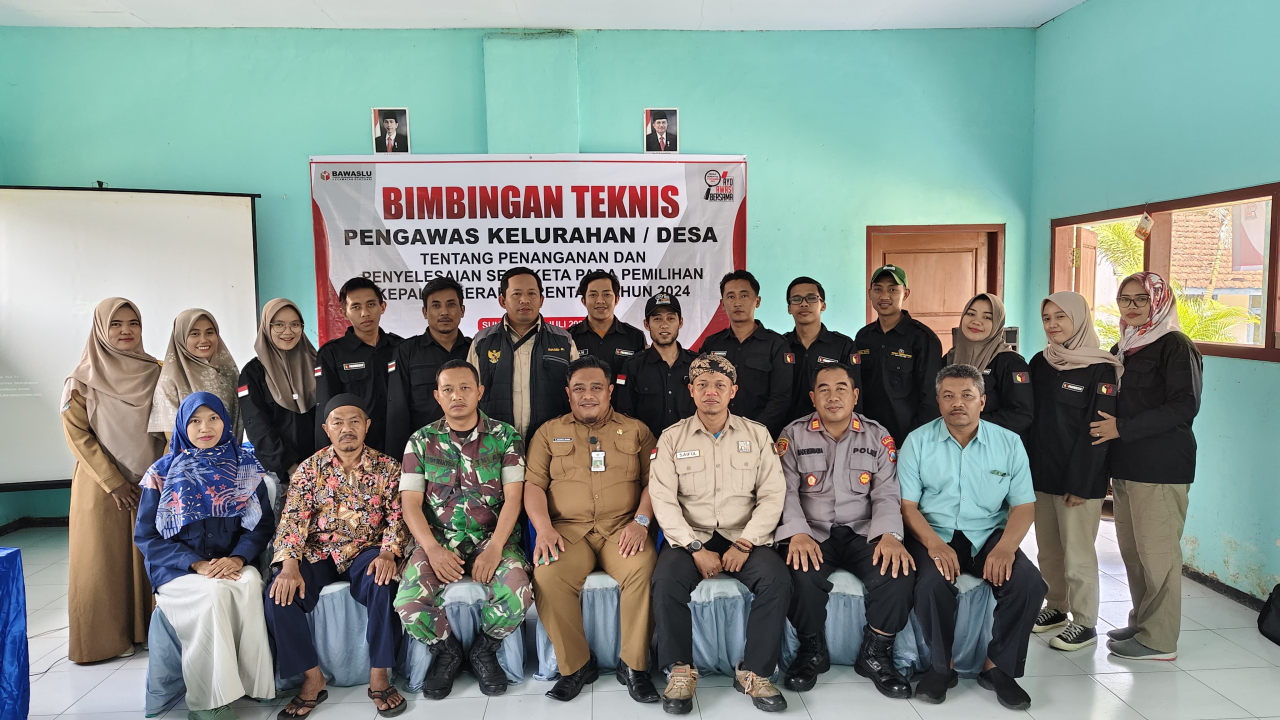 Tingkatkan Kapasitas SDM Pengawas Kelurahan dan Desa Panwascam Sukosari Adakan Bimtek