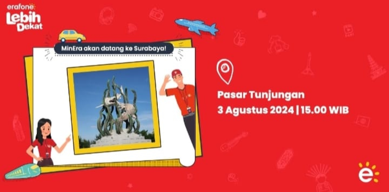 Erafone Lebih Dekat Sapa Warga Surabaya Hadirkan Tantangan MainEra dan Berbagai Mainan 