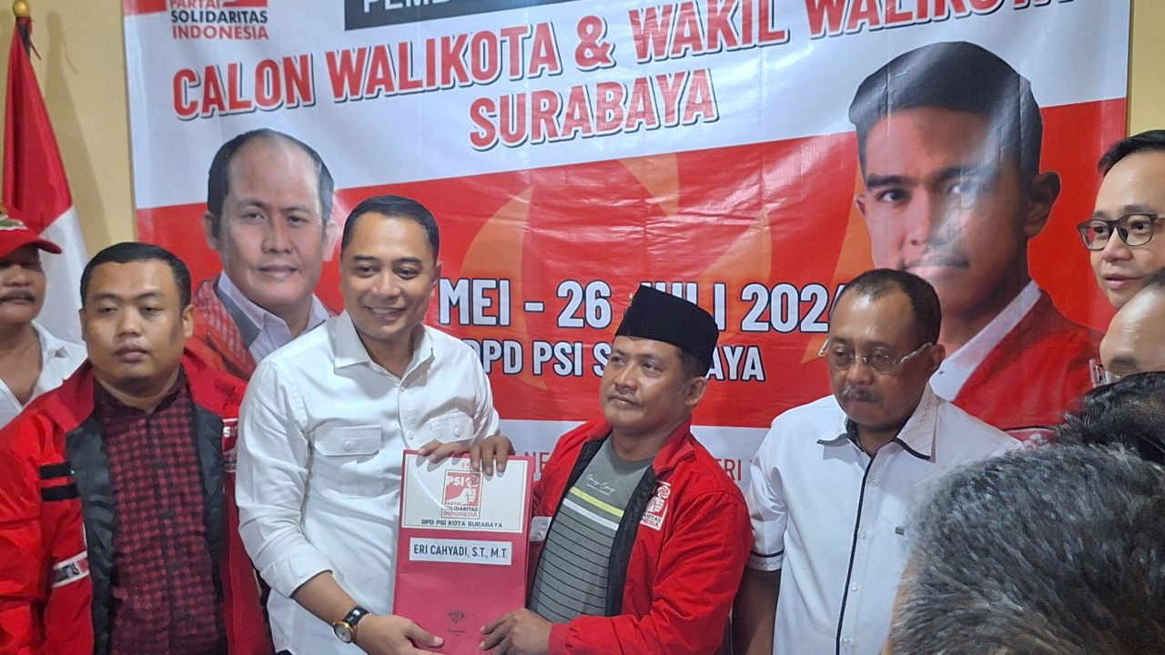 Pilkada Serentak 2024, PSI Keluarkan Surat Tugas untuk Eri Cahyadi