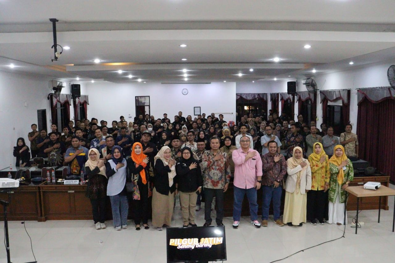 Hari Kesepuluh Coklit Pilkada 2024, 52 Persen Pemilih di Jatim Dipastikan Tercoklit 