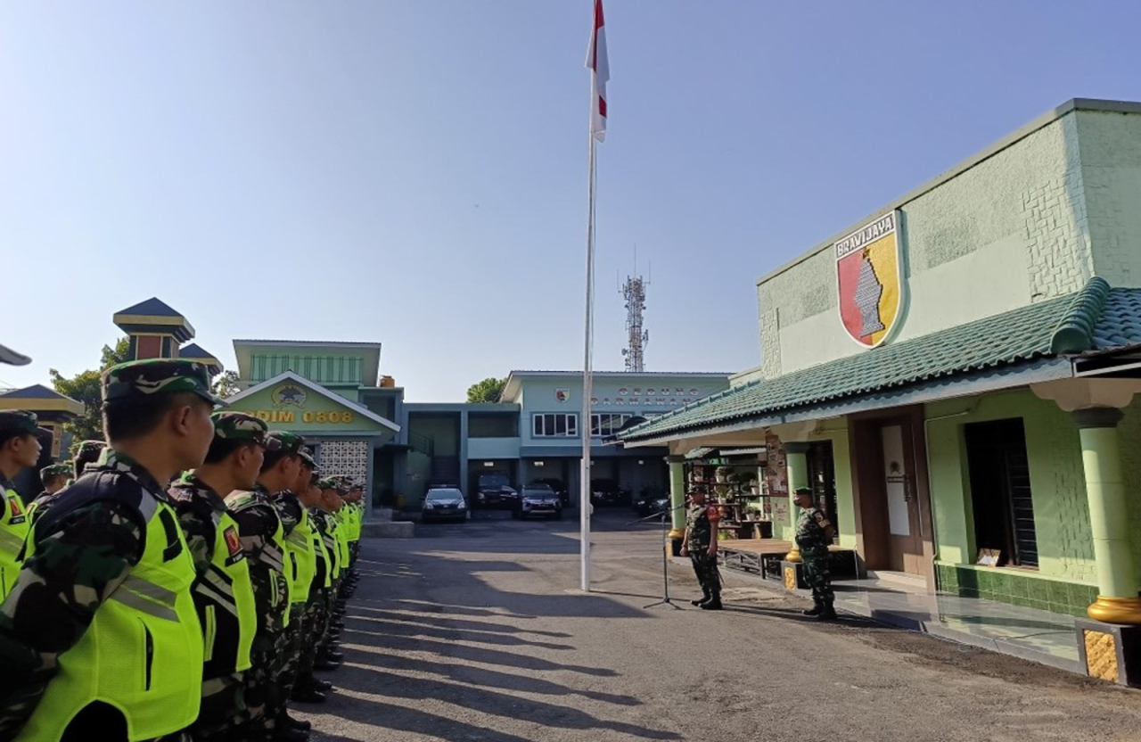 Kodim 0808/Blitar Gelar Apel Siaga, Antisipasi Peringatan 1 Suro dan Suran Agung Tahun 2024