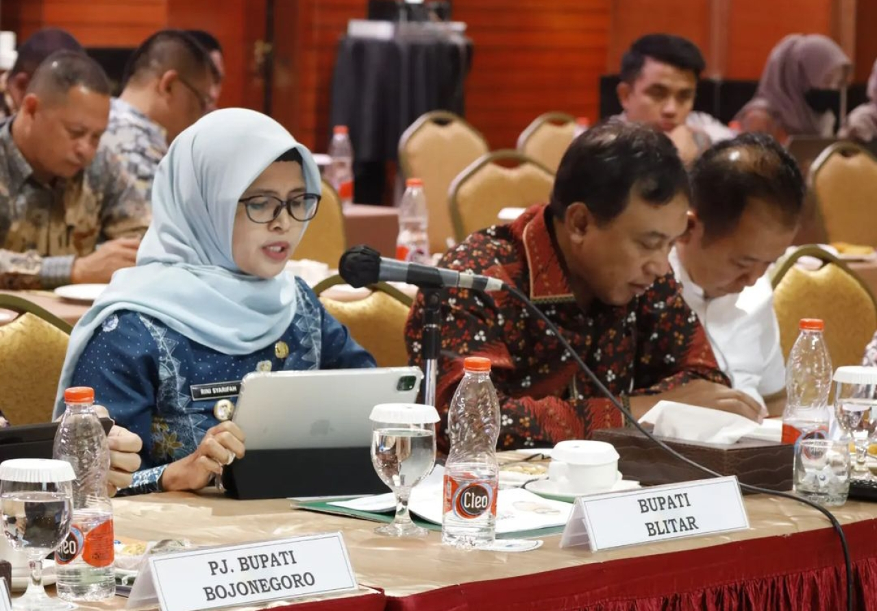 Di Rakor Linsek Bersama Dirjen Tata Ruang, Bupati Blitar Paparkan RDTR WP Wlingi dan RDTR WP Srengat