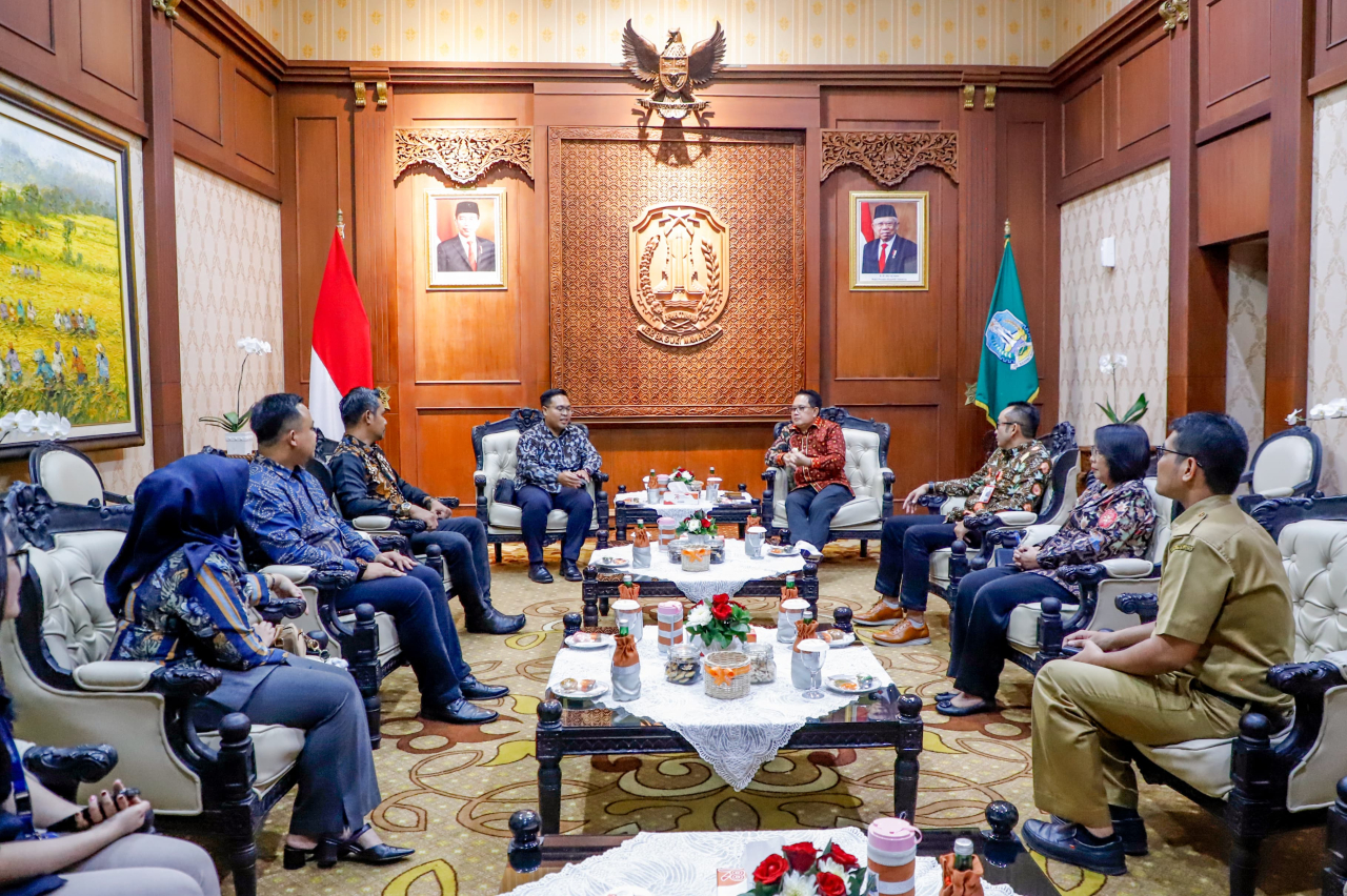 Terima Audiensi Rumah BUMN, Pj. Gubernur Adhy Ajak Berdayakan UMKM Jatim Tembus Pasar Ekspor