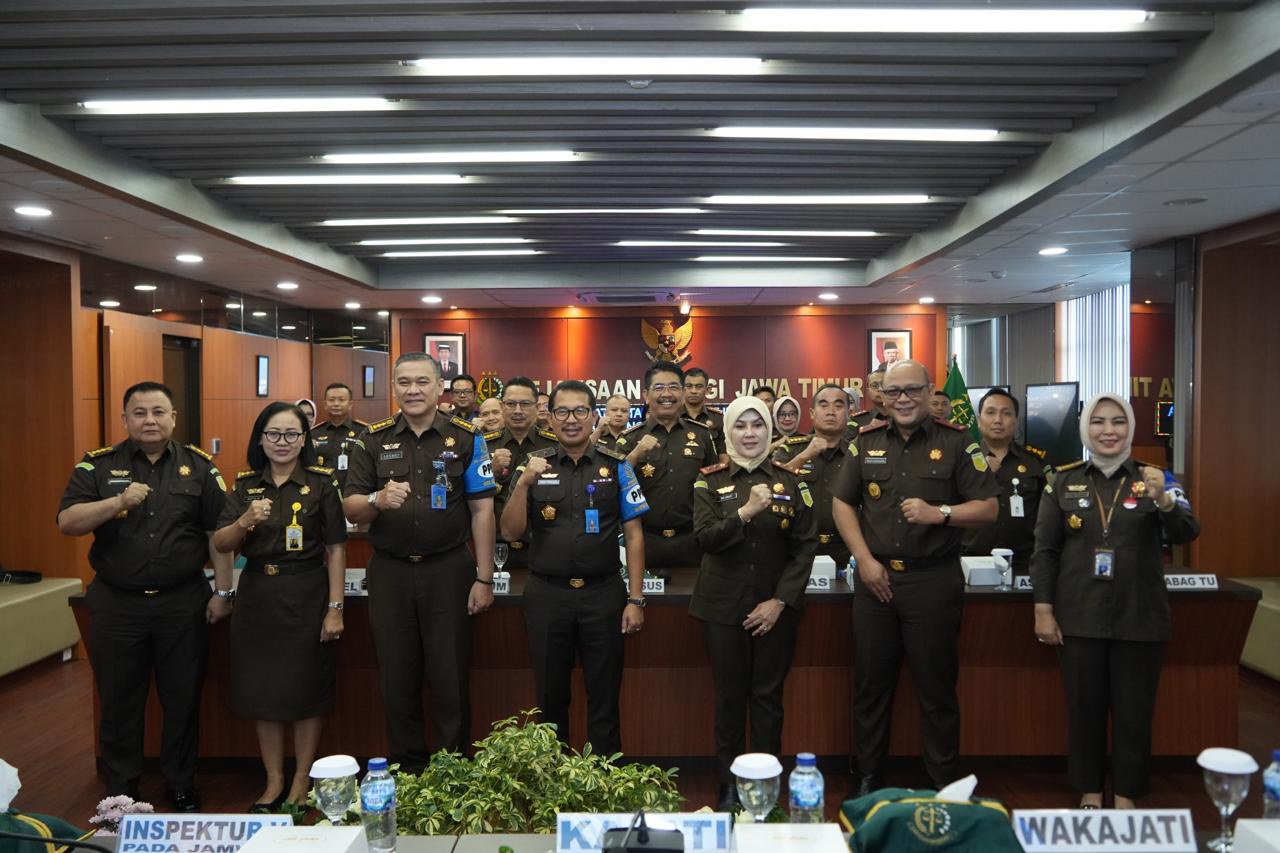 Inspektur V Kejagung Lakukan Inspeksi Pemantaun di Wilayah Hukum Kejati Jatim