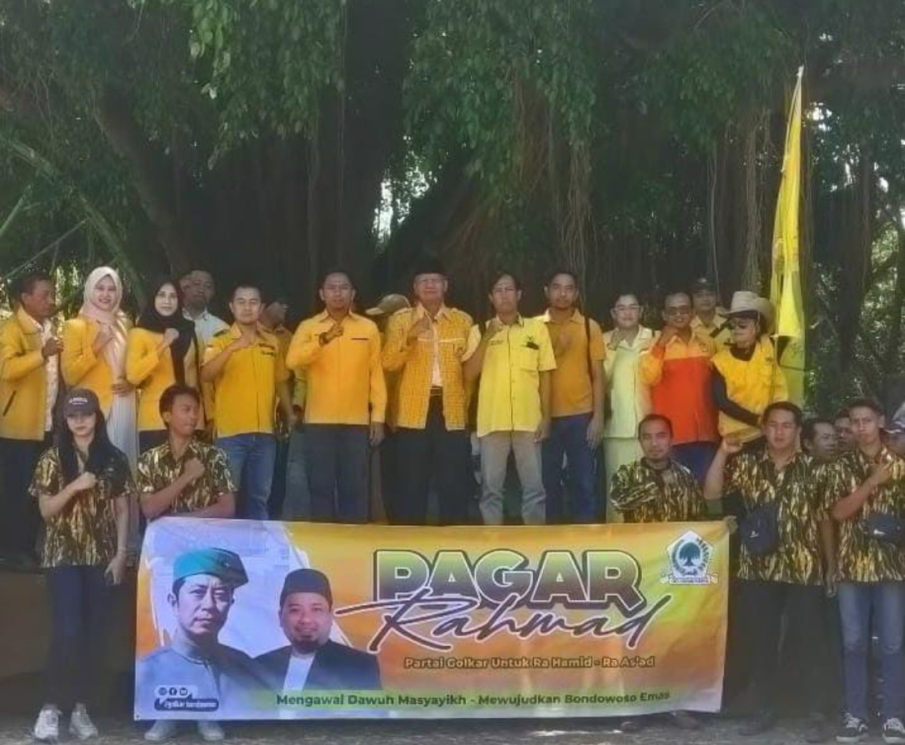 Golkar Bondowoso Dukung Paslon Bupati dan Wakil Bupati Ra Hamid - Ra As'ad