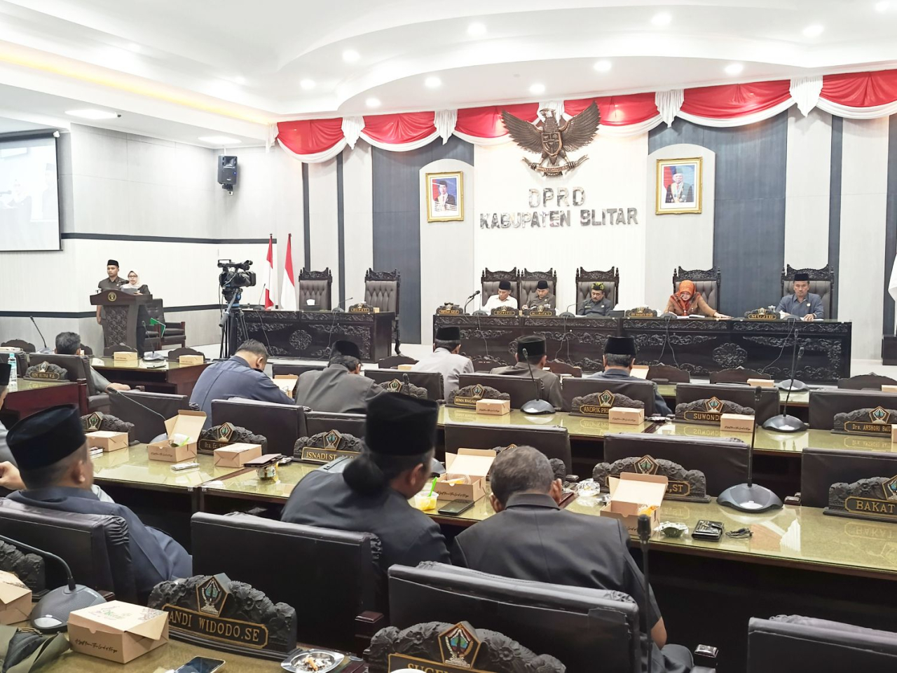 DPRD Kabupaten Blitar Gelar Rapat Paripurna Penyampaian Ranperda Perubahan APBD 2024