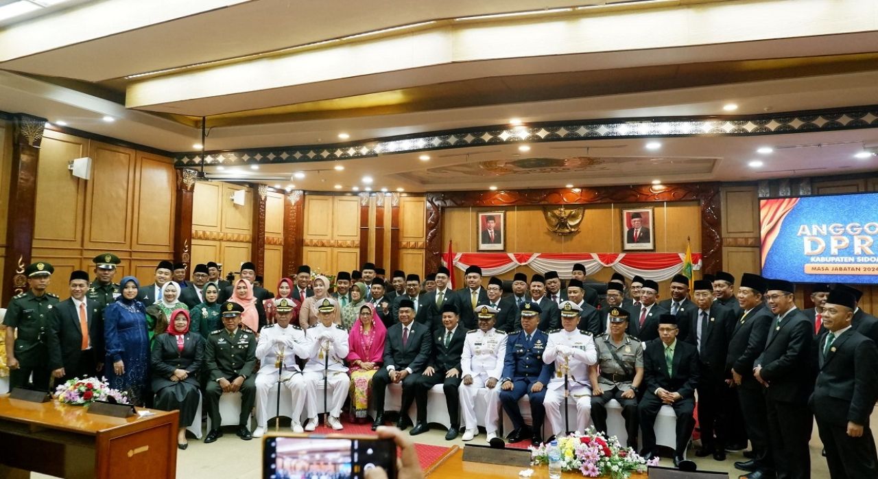 Perolehan Suara 50 Anggota Baru DPRD Kabupaten Sidoarjo Periode 2024-2029