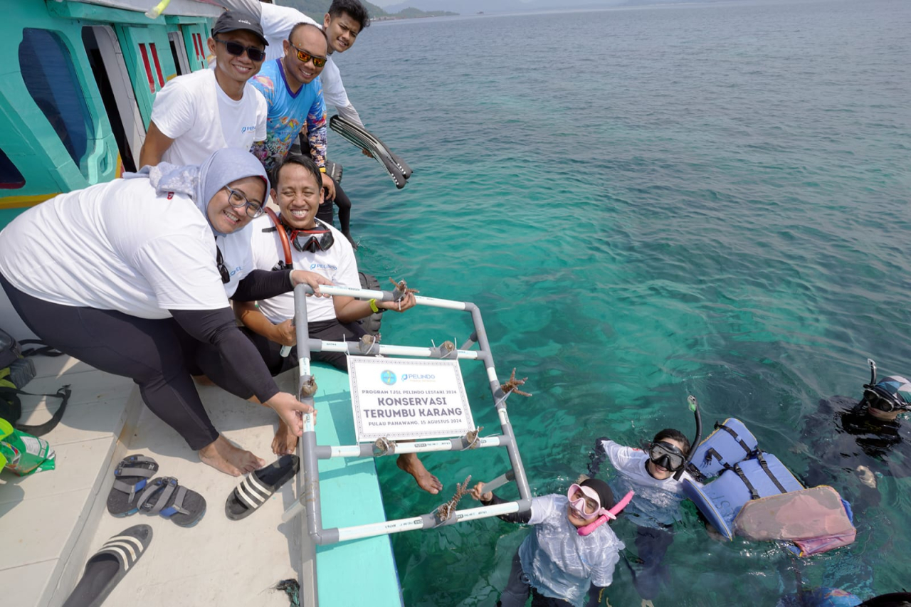 Konservasi Lingkungan, Pelindo Terminal Petikemas Tanam 632 Bibit Terumbu Karang