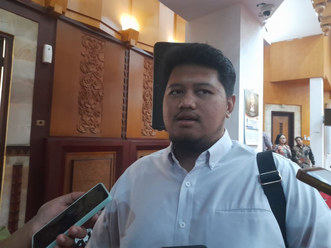 Hadiri Gladi Resik Pelantikan DPRD Surabaya, Putra Cak Ji, Ajuna Rizki Mengaku Biasa Saja