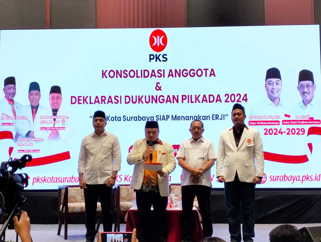 PKS Deklarasi Dukung Erji, Eri Cahyadi: Alhamdulillah Kami Bergandengan Tangan 