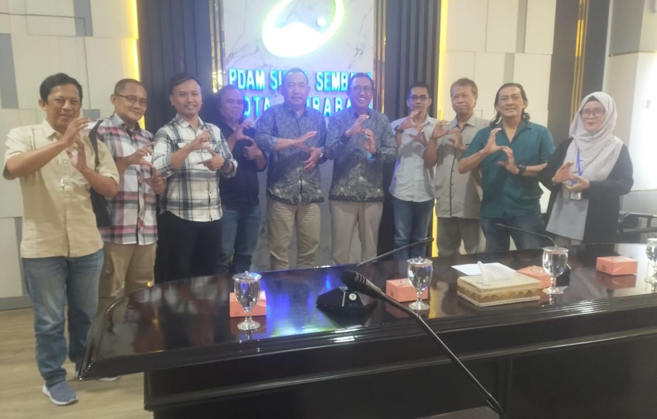 Perkuat Sinergitas, SMSI Kota Surabaya Audiensi ke PDAM Surya Sembada