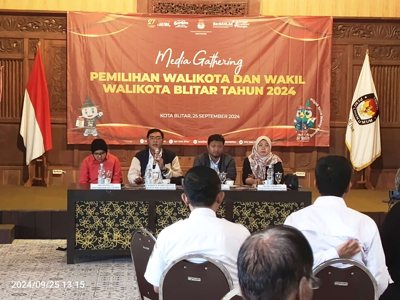 KPU Kota Blitar Gandeng Media untuk Sosialisasikan Tahapan Pilkada 2024